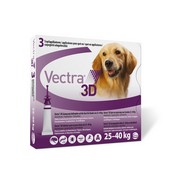 VECTRA 3D roztok pro nakapání na kůži - spot on pro psy 25 - 40kg 3 x 4,7 ml
