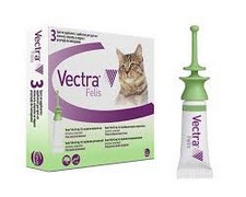 Vectra Felis, 423/42,3 mg, Roztok pro nakapání na kůži - spot-on 3 aplikátory