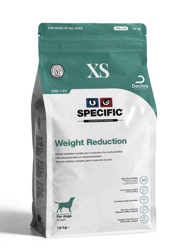 SPECIFIC CRD-1-XS Weight Reduction XS kibbles 1,6 kg