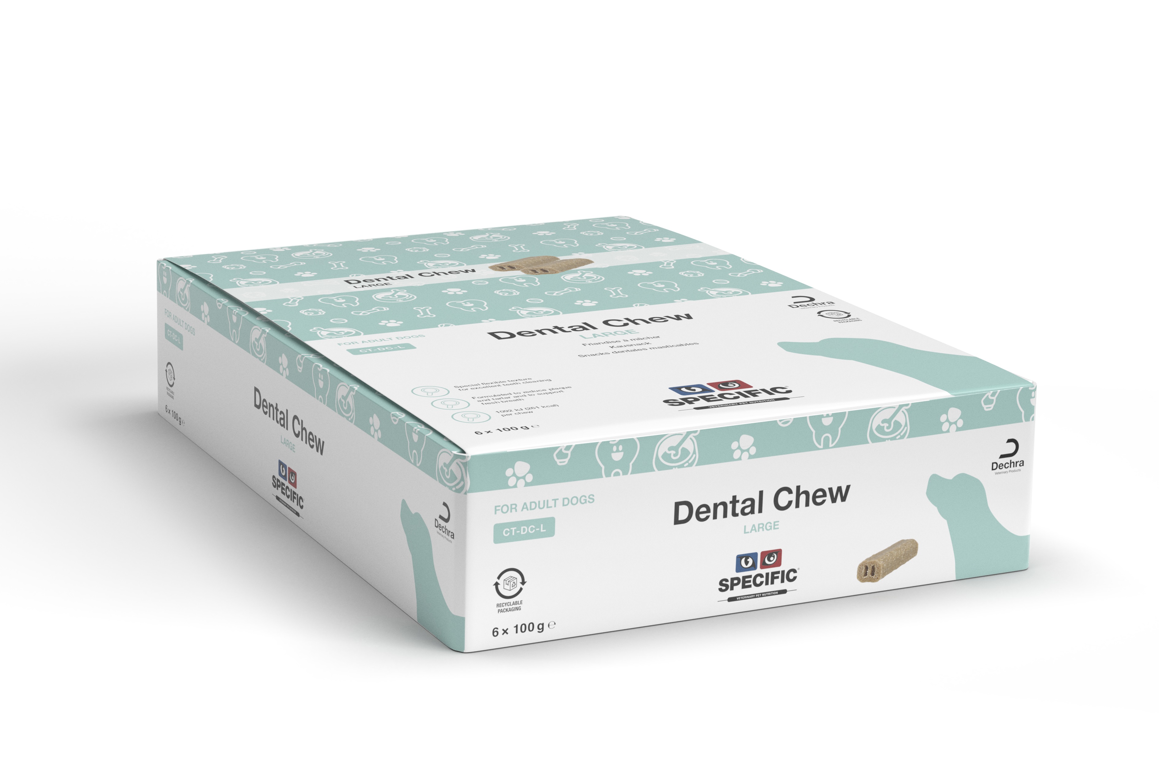 SPECIFIC CT-DC-L Dental Chew - POCHÚŤKY 6*100 g