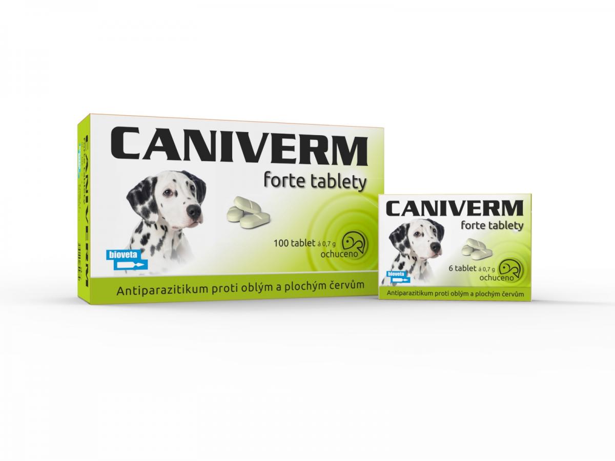 CANIVERM forte tablety 6 x 0,7 g