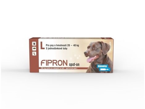 FIPRON 268 mg roztok pro nakapání na kůži - spot-on pro psy L 3 x 2,68 ml